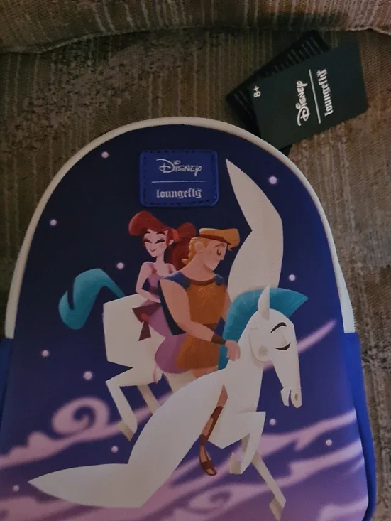 Loungefly Hercules, Meg, and Pegasus Mini Backpack - Picture 1 of 3